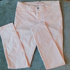 J Brand light pink skinny leg stretch jean